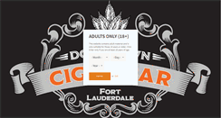 Desktop Screenshot of downtowncigarbar.com