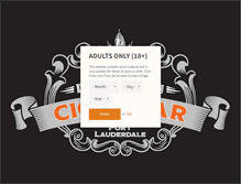 Tablet Screenshot of downtowncigarbar.com